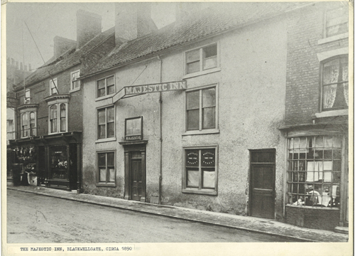 Black and white photo of Darlington 1900's